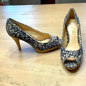 Sam & Libby heels, size 7.  Leopard print.